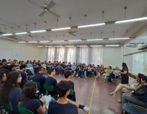 Colégio Marista Dom Silvério promove roda de conversa sobre os 35 anos do ECA com autoridades e especialistas