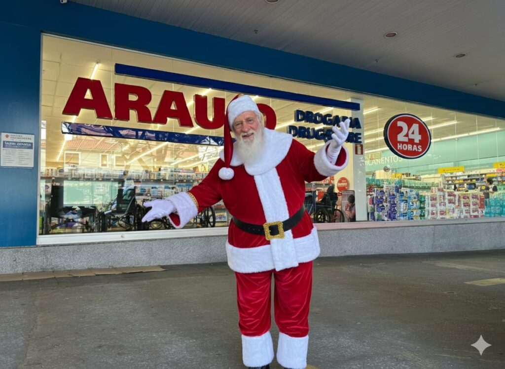 Araujo recebe caravana de Natal da Coca-Cola na Praça da Bandeira
