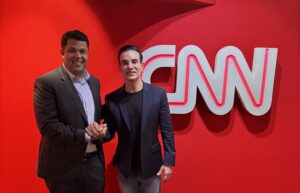 CEO da Allp Fit, Anderson Franco, se reúne com o presidente da CNN Brasil, João Vítor Xavier, para alinhar futuras parcerias